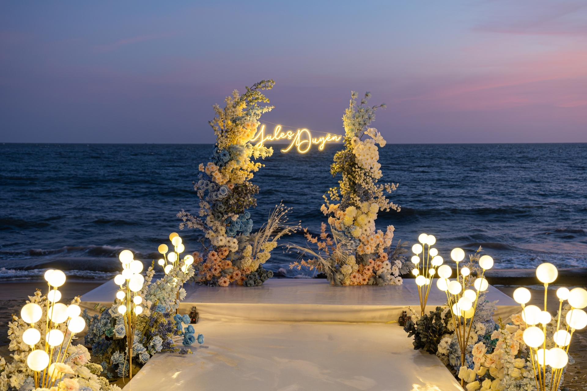 wedding at ho tram beach